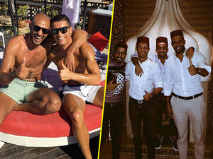 Ronaldo and Hari are clearly tight with each other. (Public.fr)