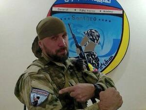 جندي روسي يقاتل لصفوف ميليشيا "سوتور" الموالية للأسد