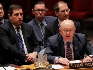 مندوب روسيا بالأمم المتحدة يتهم التحالف الدولي بالاستيلاء على الرقة
