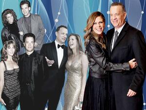 توم هانكس وزوجته