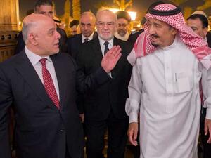 سلمان يستقبل العبادي 