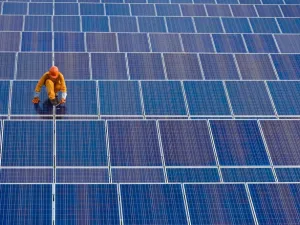 The solar project seeks to harness renewable energy and build a local manufacturing industry that can boost Saudi Arabia's exports, and ultimately generate 7,000 jobs by 2020. (File photo)