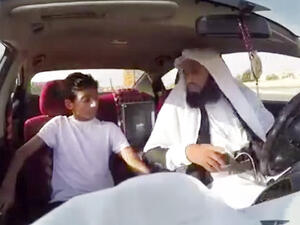 A Saudi man, posing as a taxi driver, filmed passengers reacting to the threat of suicide bombing when he revealed a fake explosive belt. (YouTube)