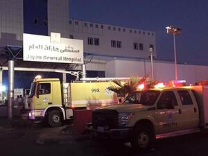 حريق مستشفى جازان العام