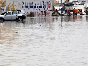 Heavy rains lashed the city this week and paralyzed daily life (AFP/File)