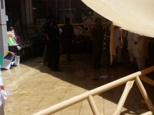 سقوط مظله على الطالبات