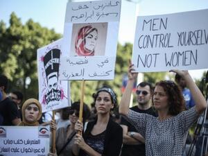99.3 percent of Egyptian women have experienced some form of sexual harassment (AFP)