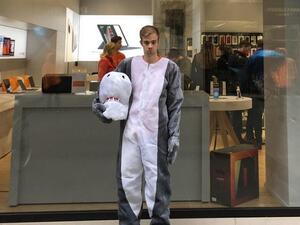 The man who wanted to look like a shark, courtesy Warda Network