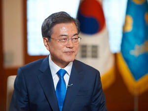 President of Republic of Korea Moon Jae-in (Shutterstock)