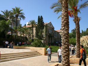 Students gathered in front of College Hall for a peaceful protest against discrimination (Shutterstock/File Photo)