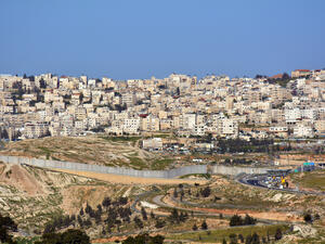 The Israeli West Bank barrier in East Jerusalem (Shutterstock/File Photo)