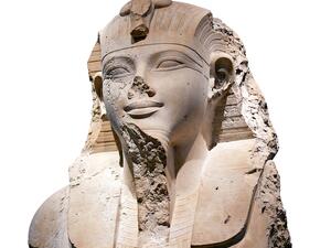 Egyptian relics with broken noses (Shutterstock)	