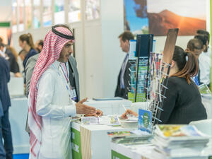 Arabian Travel Market 2016 exhibition in Dubai World Trade center. (Shutterstock/ File)
