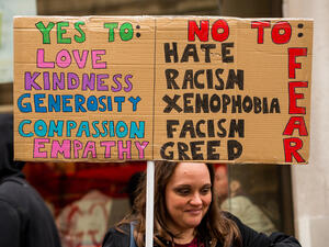 The number of hate crime incidents recorded by police spiked and reached a record monthly level of 6,000 incidents in June (Shutterstock/File)