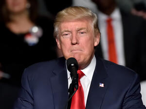 "Will someone from his depleted and food starved regime please inform him that I too have a Nuclear Button, but it is a much bigger & more powerful one than his, and my Button works!" (Shutterstock/File)