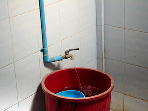 The body was found in a bucket full of water in the bathroom (Shutterstock/File)