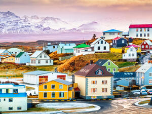 Stykkisholmur colorful icelandic houses (Shutterstock)