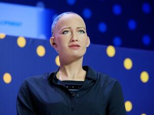 Sophia has travelled the world and engaged in conversations about AI, robotics and the future of the relationship between humanity and robots. (Shutterstock)