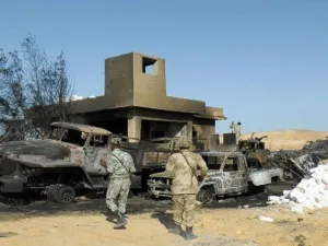 Egyptian soldiers in Sinai (AFP/File Photo)