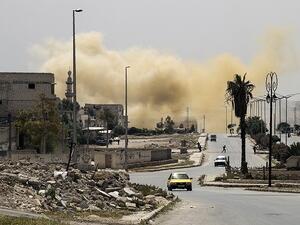 خرق الهدنة في مدينة حلب السورية - ارشيف