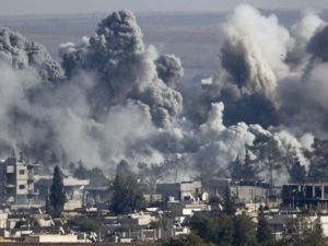 استهدف القصف الروسي مديرية الكهرباء ومحطة وقود ومغسلة في الرقة - أرشيف