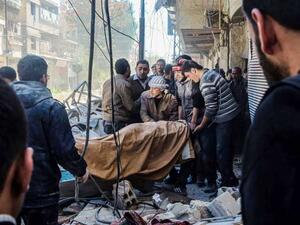  طائرات حربية نفذت خمس ضربات جديدة على مدينة خان شيخون