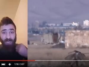 نشر أحد مؤيدي الأسد تسجيلا مصورا يشتم فيه ويسب القائد المسؤول عن الجنود اللواء علي عباس - يوتيوب
