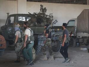 الثوار استعادوا عددا من النقاط الاستراتيجية بعد قليل من بدء المعركة 