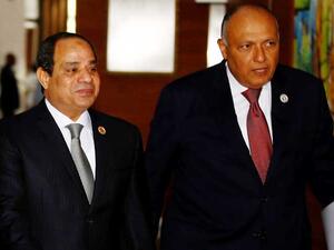 السيسي ووزير خارجيته