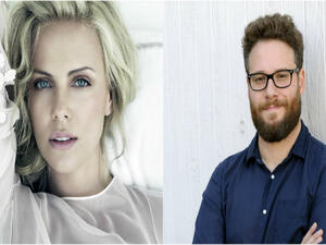 شارليز ثيرون وسيث روجين