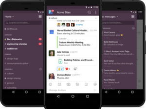 The funding round has boosted the company’s valuation to $5.1 billion. (Photo courtesy of Slack)