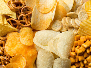 تحتوي المقرمشات على نسبة عالية من الكربوهيدرات 