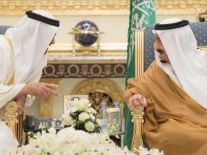 كان ولي العهد الإماراتي وصل إلى السعودية في زيارة لم يعلن عنها من قبل - الأناضول