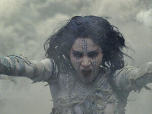 Sofia as The Mummy. (YouTube)
