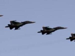 طائرات حربية روسية من طراز سوخوي 34
