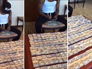 مايويذر يستعرض أمواله