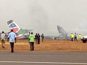 تحطم طائرة ركاب تابعة لجنوب السودان