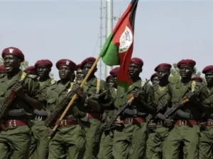عناصر من الجيش السوداني الجنوبي