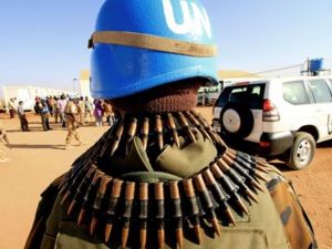 قوات من الأمم المتحدة لحفظ الامن في السودان