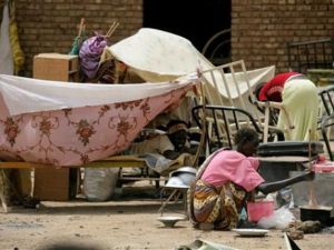 جنوب سودانية تعيش في مدينة ام درمان/أ.ف.ب