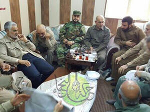 سليماني يقود "الحشد الشعبي" بالفلوجة
