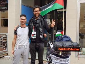 يهودي يمشي إلى فلسطين تنديدا بالانتهاكات الإسرائيلية