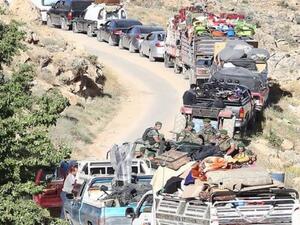  القافلة سلكت طريقاً جردياً كان يخضع سابقاً للسيطرة النارية لعناصر تنظيم "داعش"،