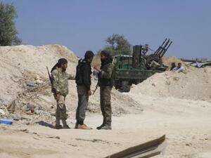 مقاتلون من جيش الفتح في إدلب

