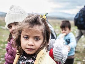 More than half of all children surveyed said they do not have access to healthcare. (AFP)