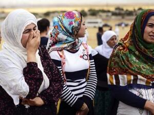 Currently, roughly 490,000 women are estimated to live in camps near Syria’s border with Turkey (AFP/File)