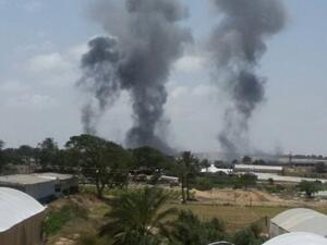 قصفت الطائرات الحربية بثلاثة صواريخ موقعا للمقاومة غرب خانيونس