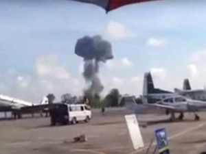 مقتل طيار في حادث تحطم طائرة أثناء عرض جوي في تايلاند