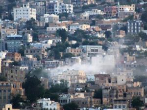 معارك ضارية في تعز