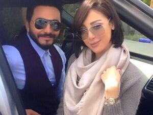 تامر حسني وبسمة بوسيل